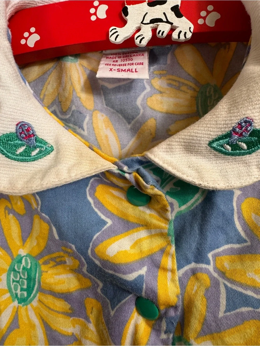 Vintage 1996 Gymboree Flower Party Rainbow Tag Dress Girls Size XS (9-18m)
